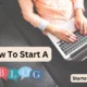 How to start blog