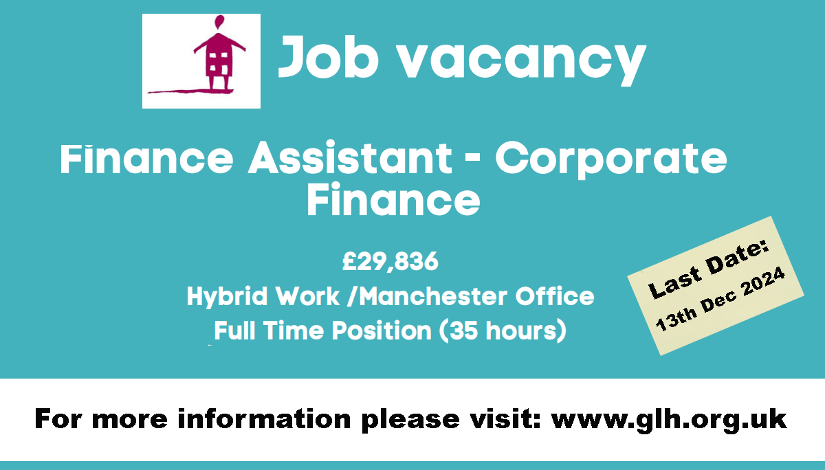 Finance Assistant Job