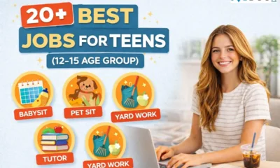 Best Jobs for Teens Age 12-15