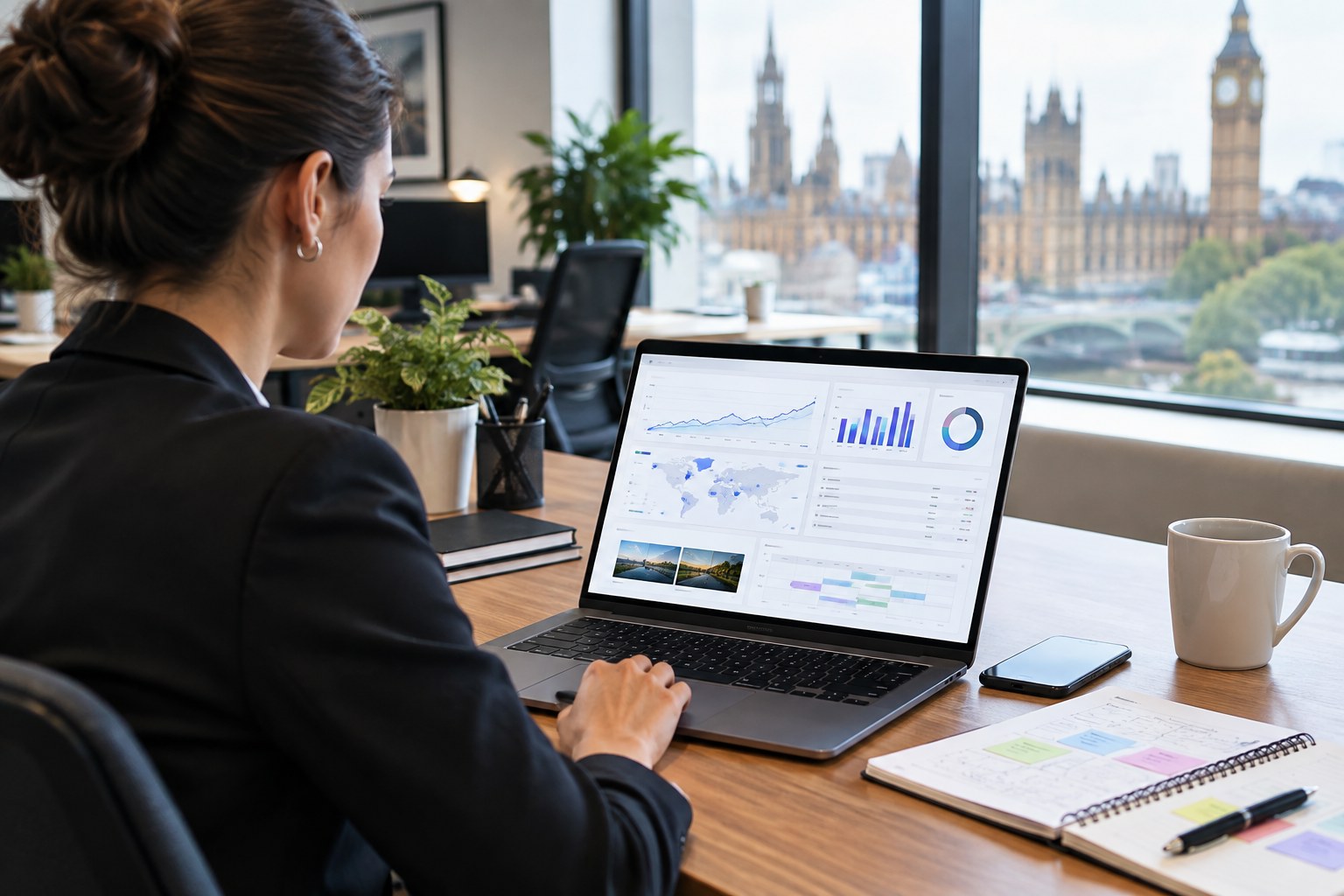 Digital marketing career in the UK with website analytics and campaign planning